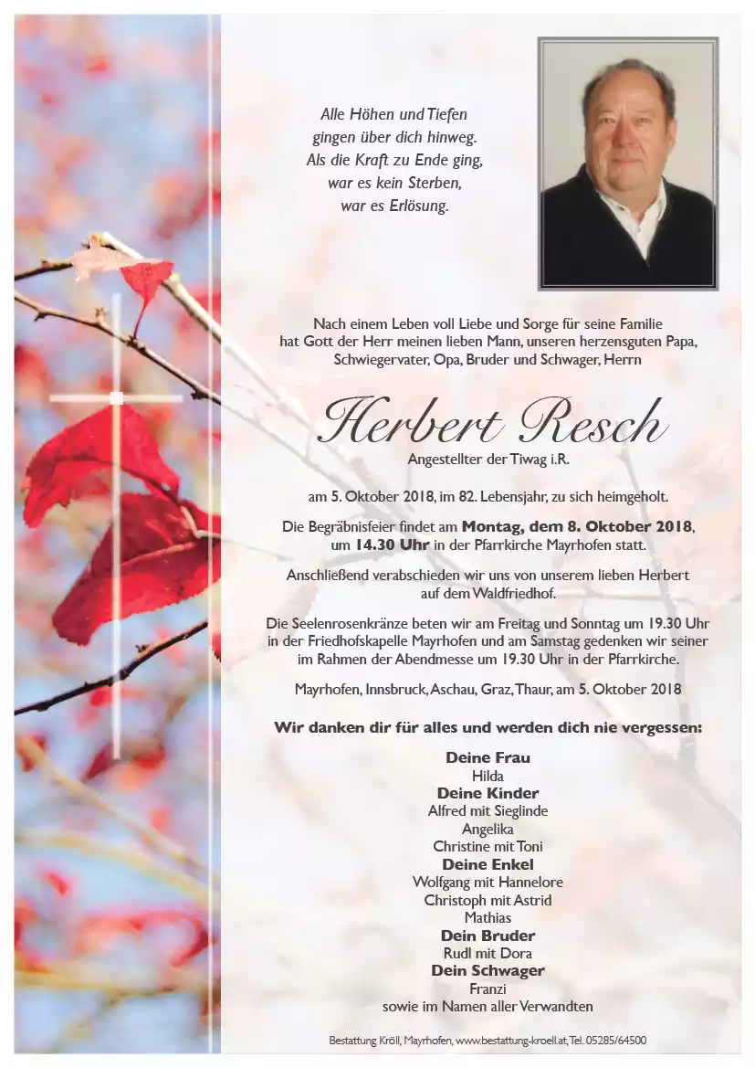Parte von Herbert Resch